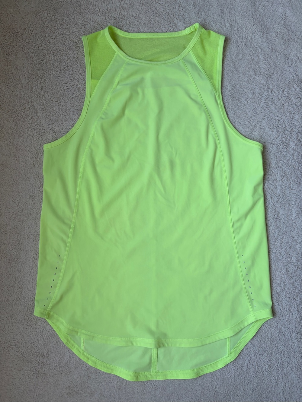 Lululemon Women’s Sculpt Tank Sleeveless Active  - Neon Yellow Size 10